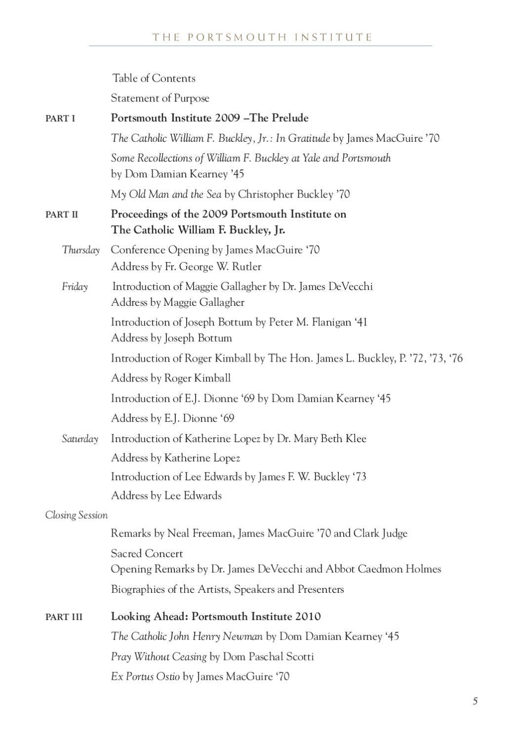 Portsmouth Review Vol. I, No. 1 Sample by Portsmouth Abbey School Issuu