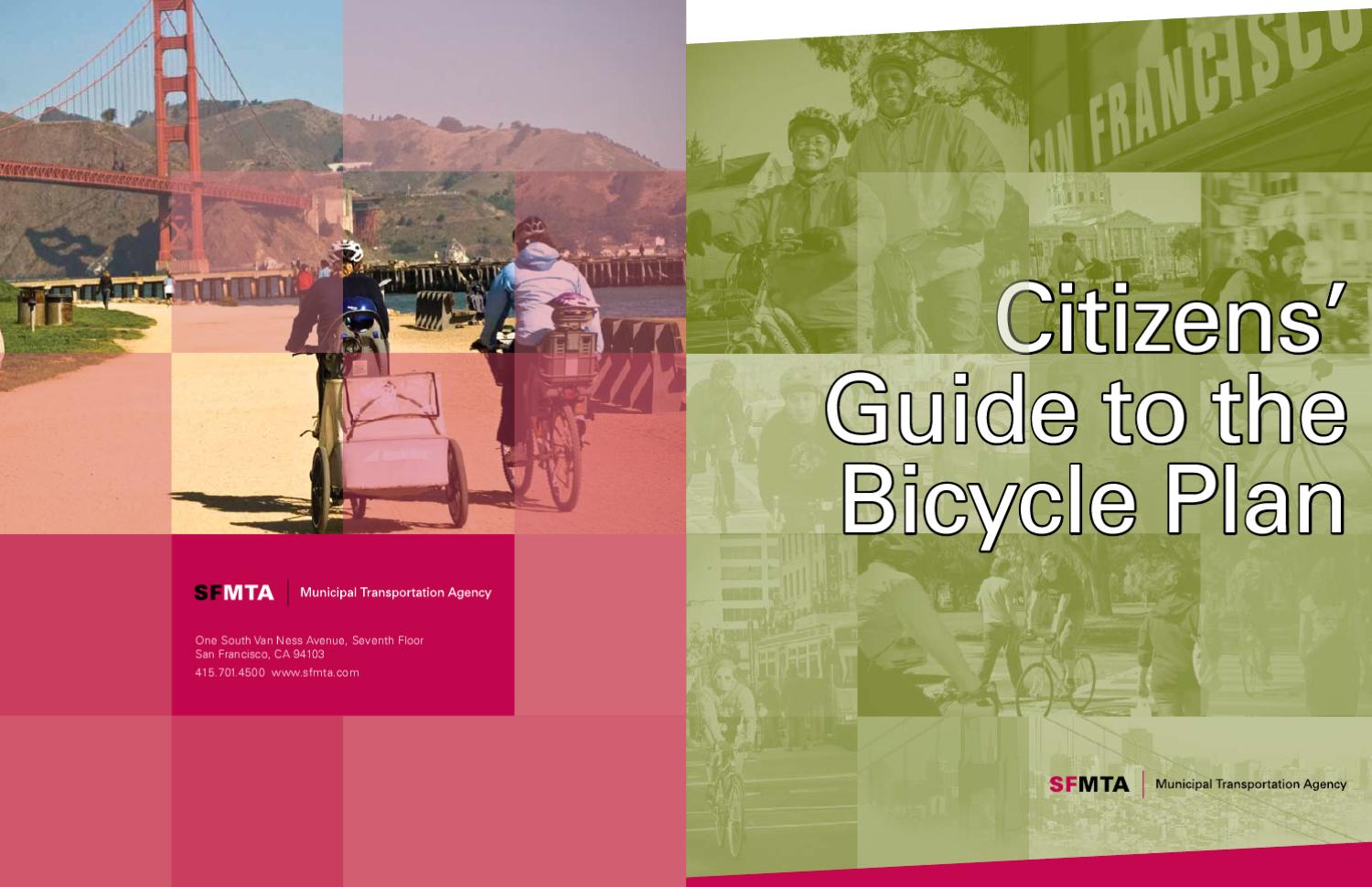 SFMTA Bicycle Plan by Mark De Anda Publicity/Career Direction Issuu