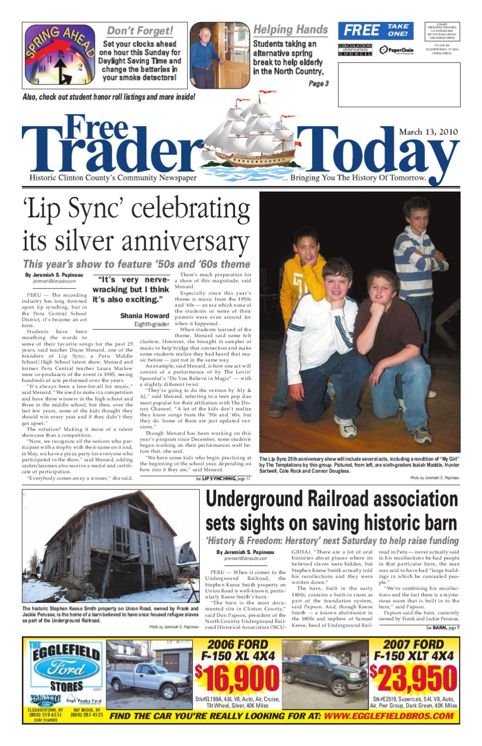 Clinton Co FreeTrader Today 03132010 by Sun Community News and