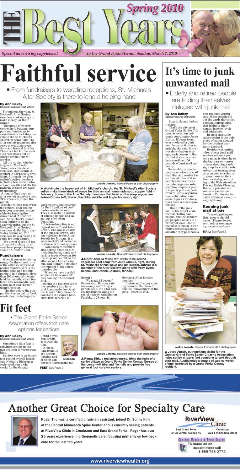 Grand Forks Herald The Best Years Spring 2010 by Grand Forks Herald