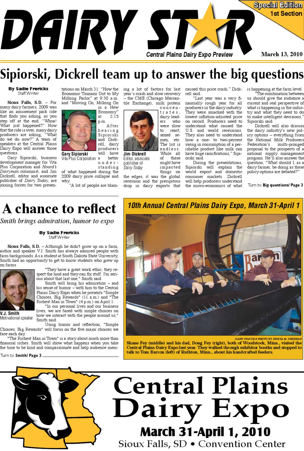 Central Plains Dairy Expo by Dairy Star Issuu