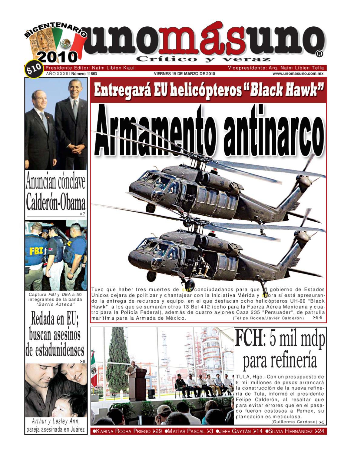 Marzo 19, 2010 by unomásuno - Issuu