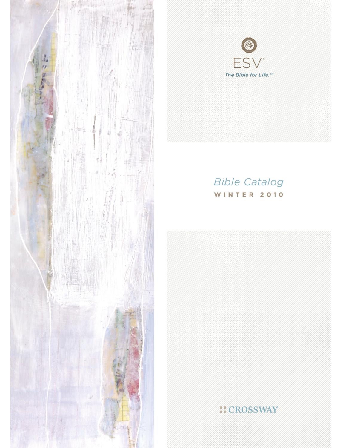 Winter 2010 Bible Catalog by Crossway Issuu