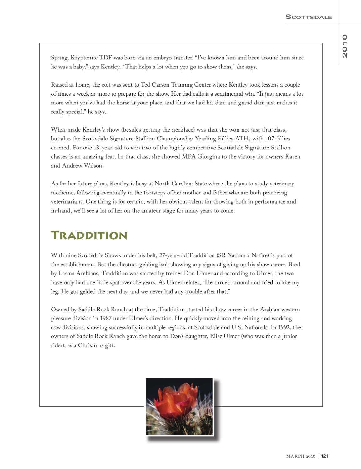 Arabian Horse Times March 2010 by