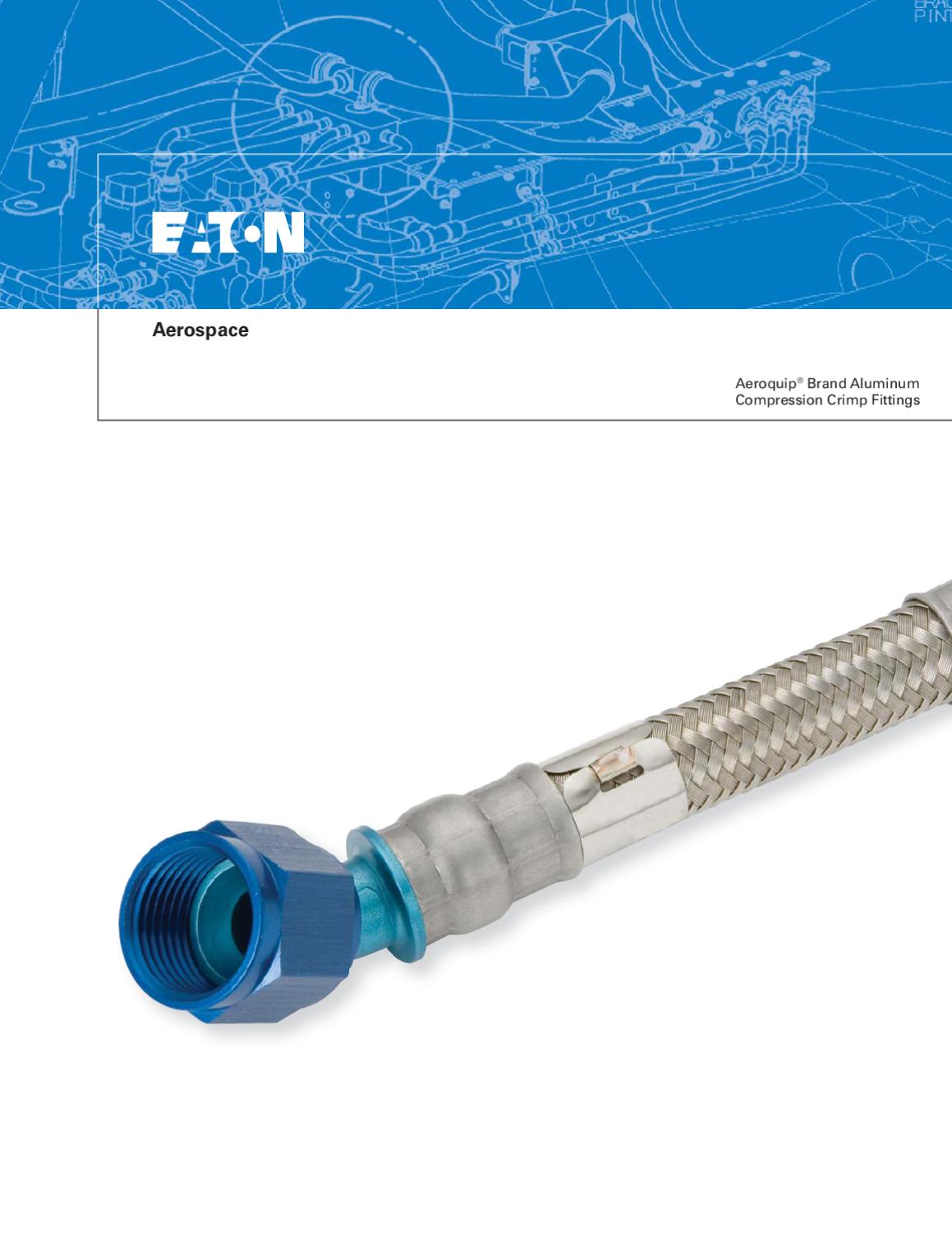 Aerospace catalog for Aeroquip Brand Aluminum Compression Fittings by