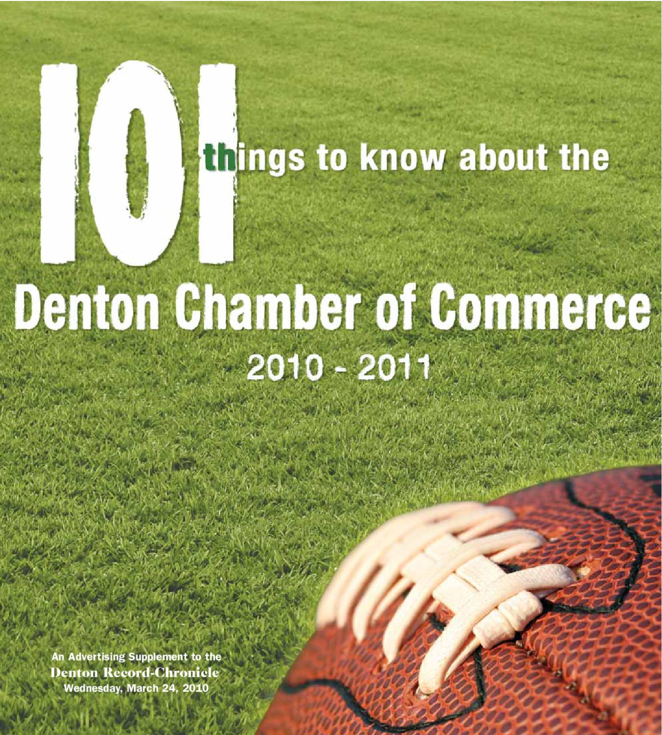 Denton Chamber of Commerce 20102011 by Denton Media Company Issuu