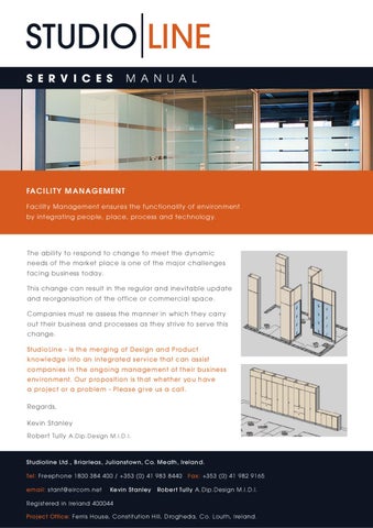 StudioLine Workplace Environments 灯饰目录 · StudioLine Services Manual DL10 第 5 页