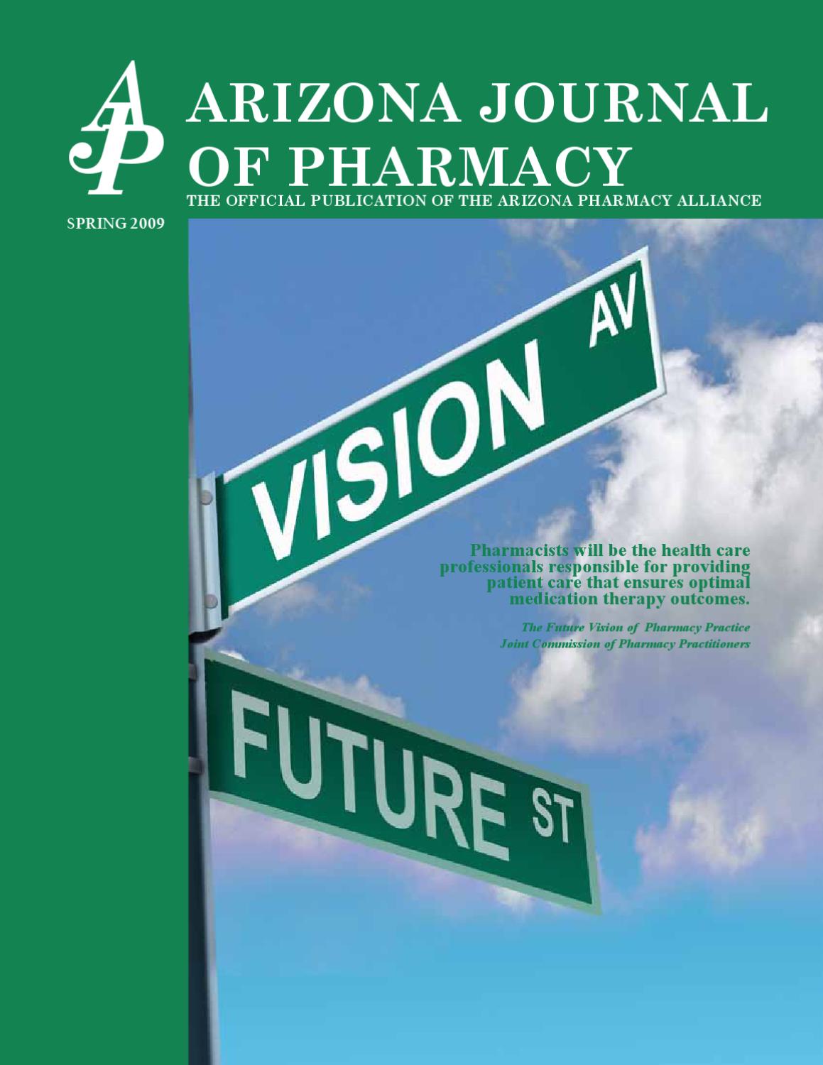 Ajp Spring 2009 By Arizona Pharmacy Association Issuu