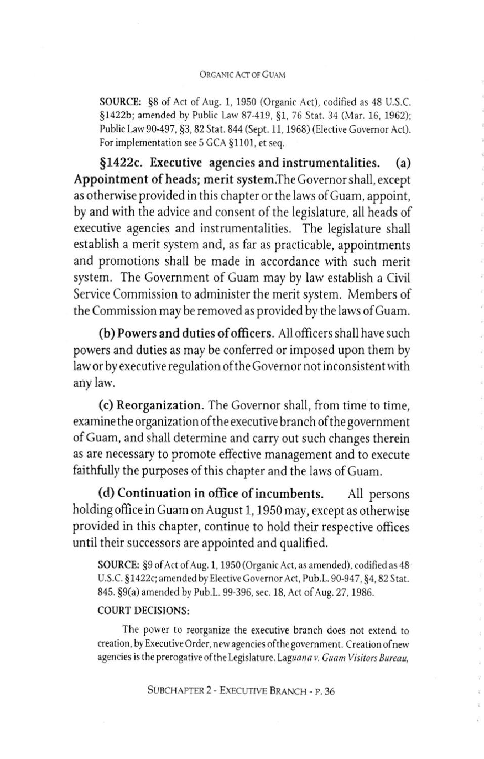 The Organic Act of Guam and Related Federal Laws by Guampedia Issuu