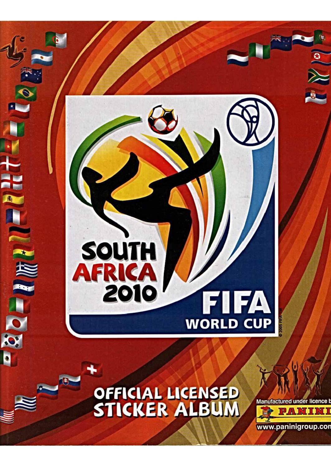 Panini 2010 South Africa by Fermín Romero de Torres Issuu