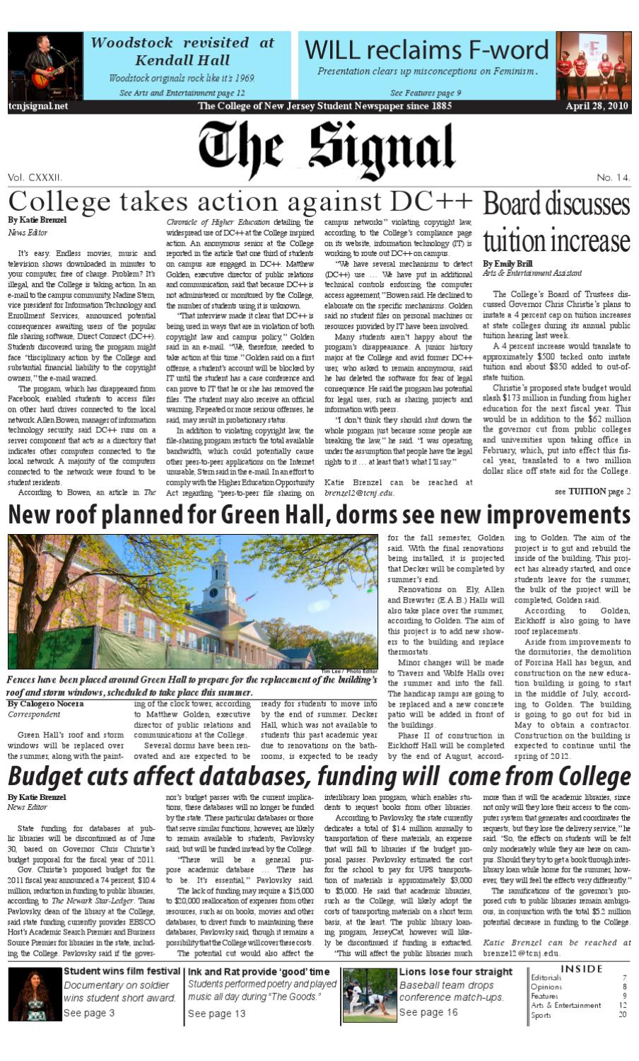 The Signal by TCNJ Signal - Issuu