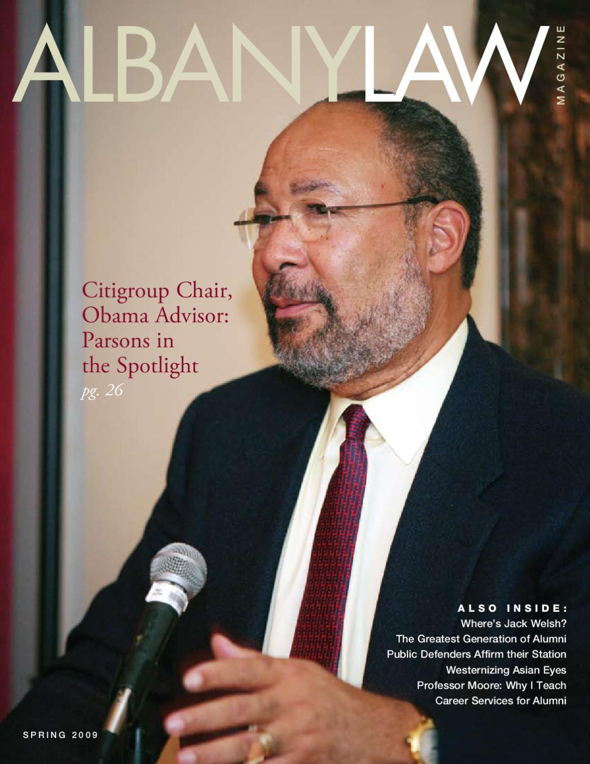 Albany Law Magazine Spring 2009 by Albany Law School Issuu