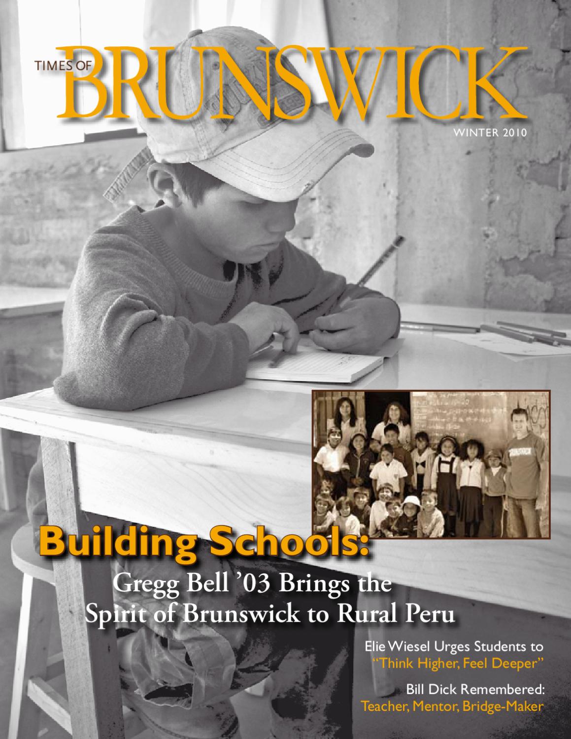 Times of Brunswick Winter 2010 by Brunswick School Issuu