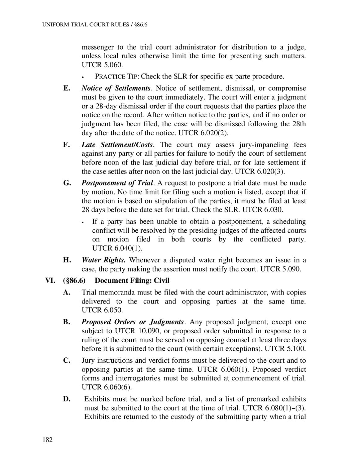Oregon Statutory Time Limitations Handbook The Red Book by Jerry