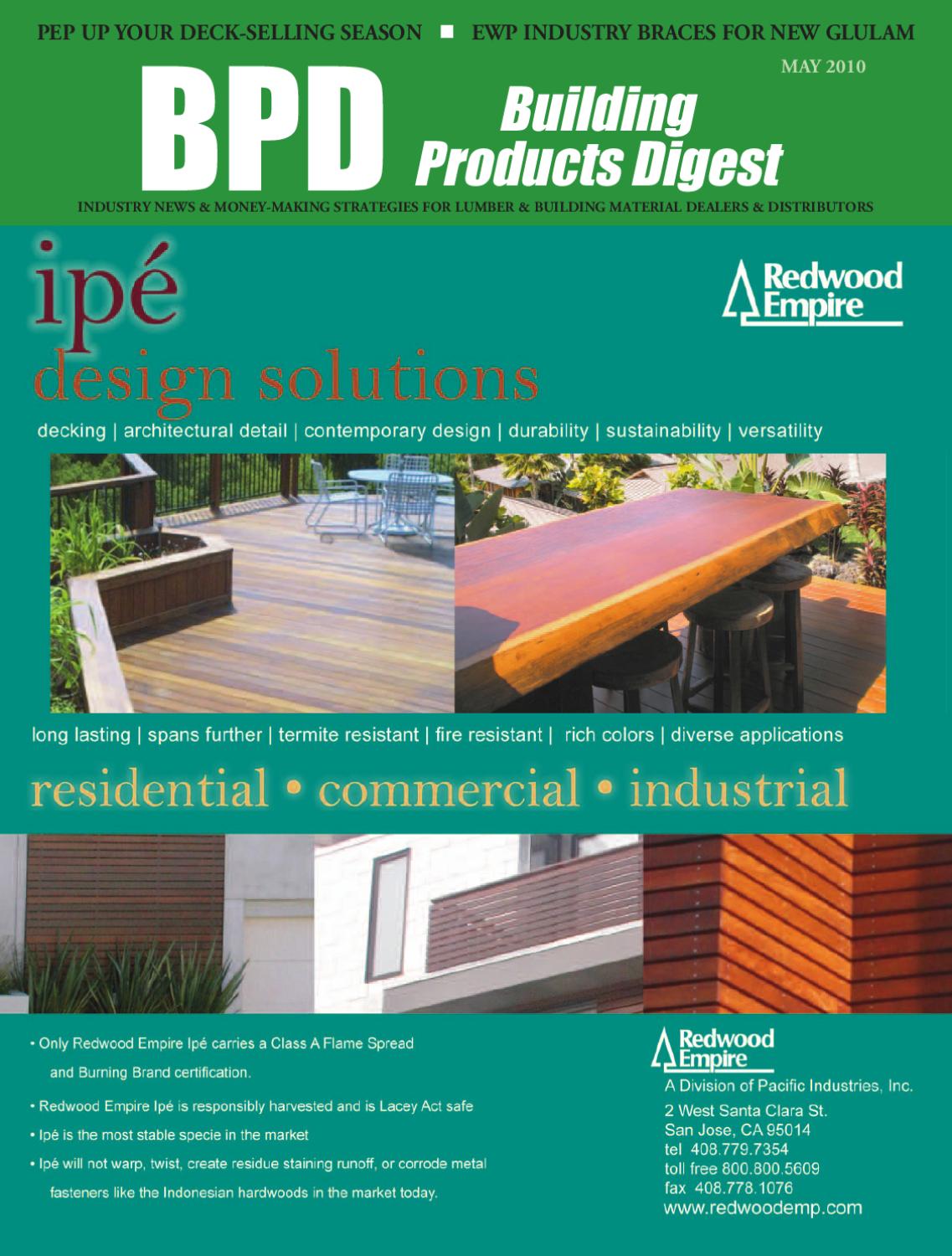 Building Products Digest May 2010 by 526 Media Group Issuu