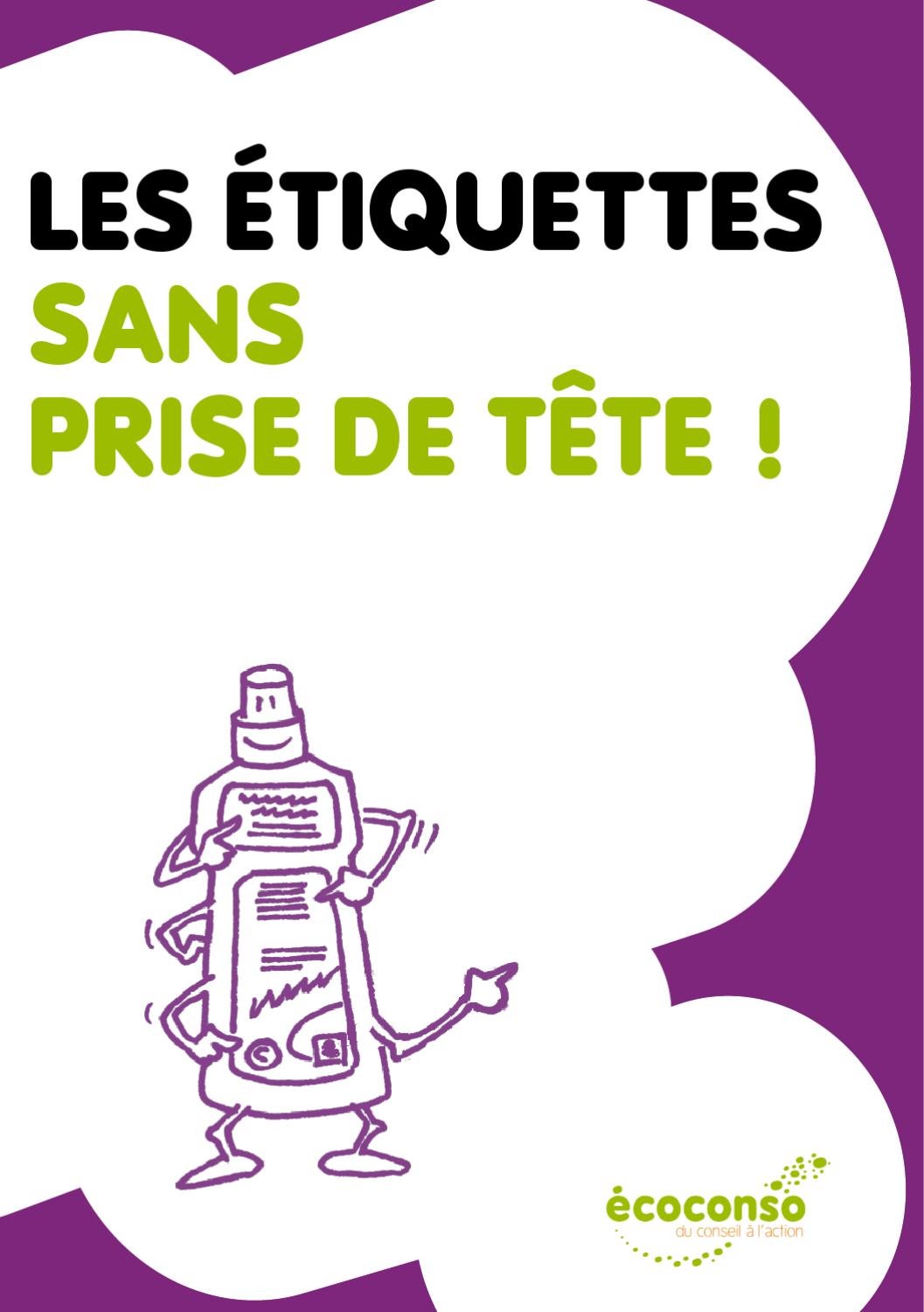 Les étiquettes sans prise de tête. by écoconso Issuu