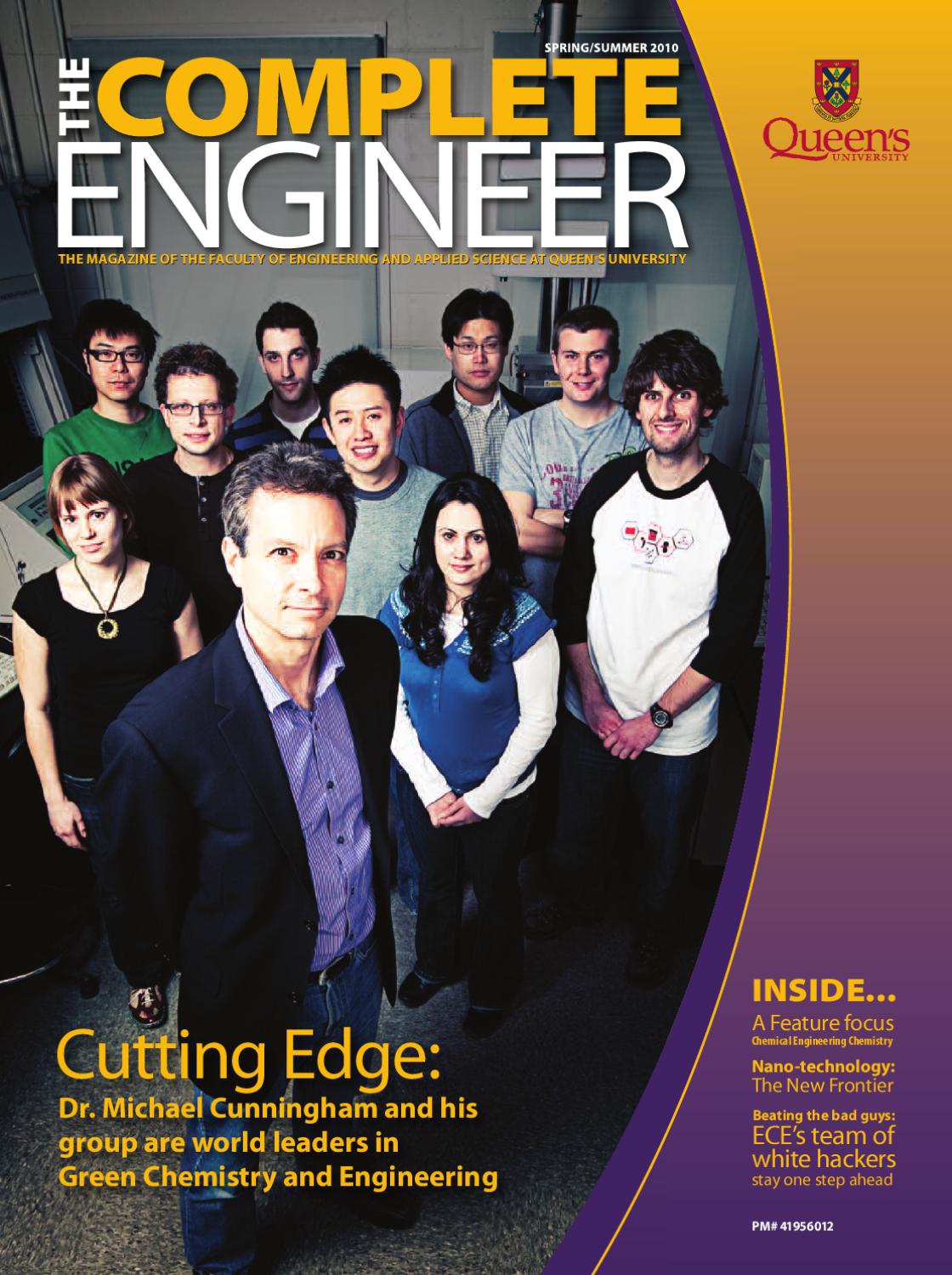 The Complete Engineer by Queen's Faculty of Engineering and Applied ...