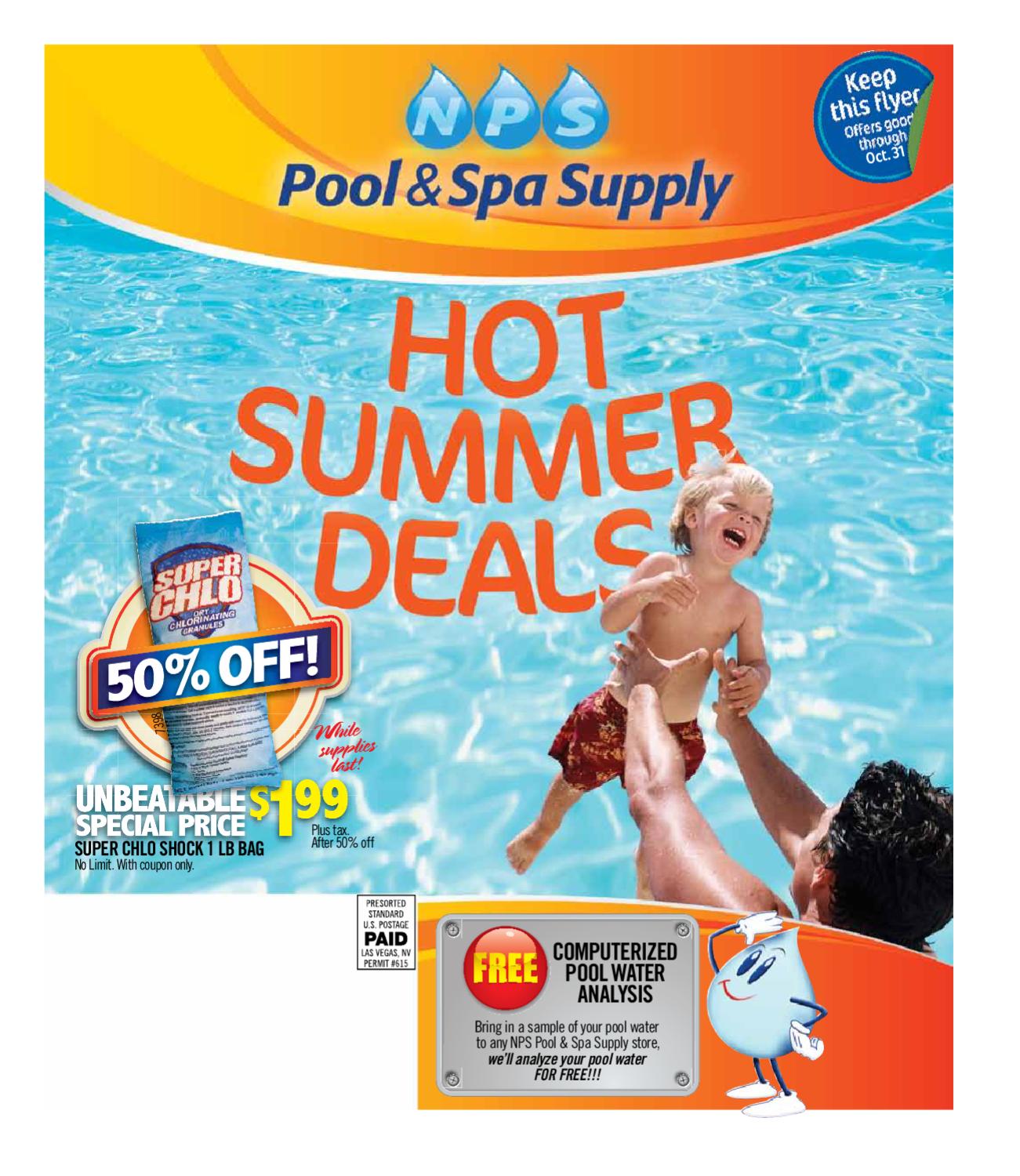 NPS Pool & Spa Supply Hot Summer Deals! by Carlos Rodriguez Issuu