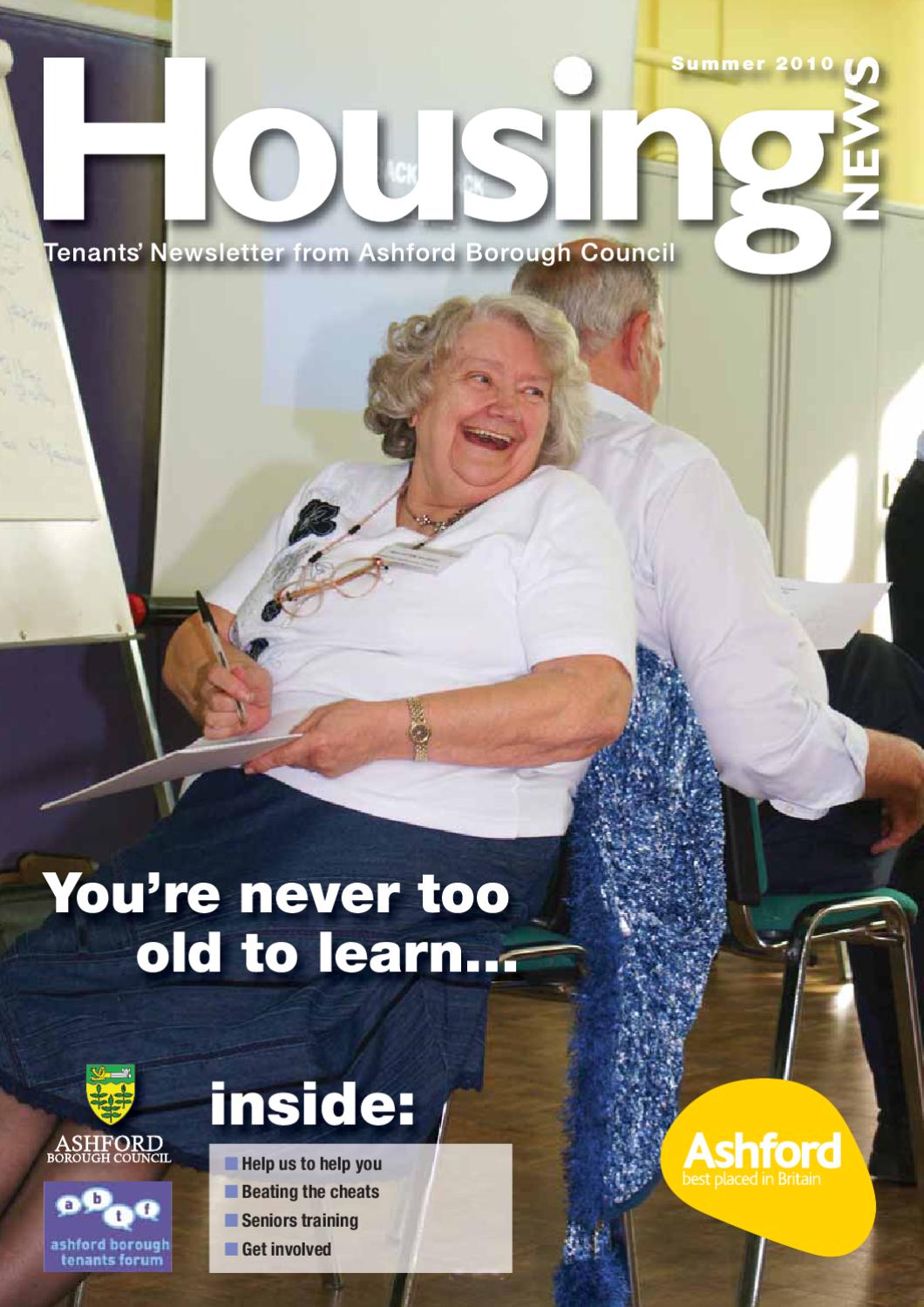 Housing News Summer 2010 by Ashford Borough Council Issuu