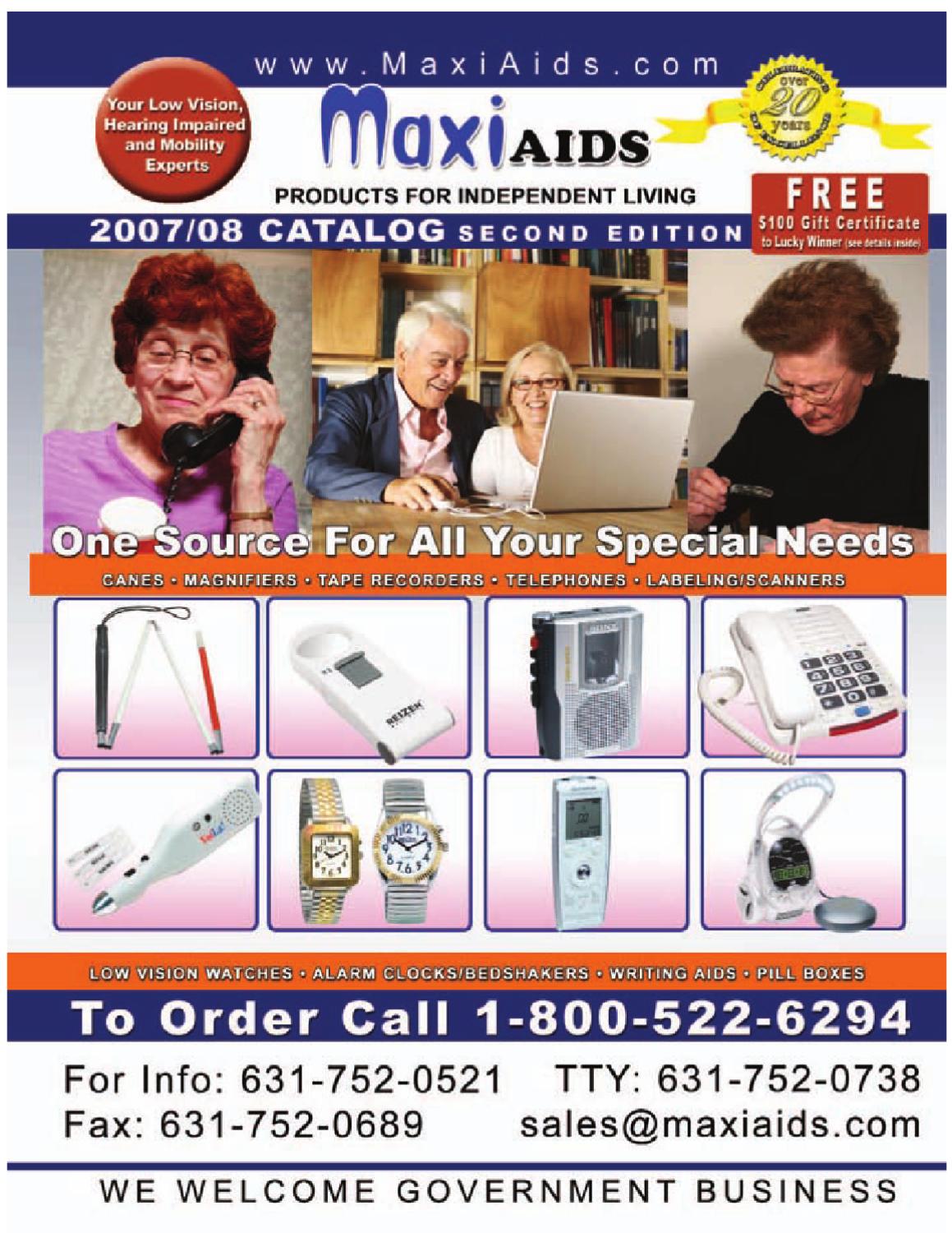 MaxiAids 20072008 2nd Edition Catalog by Issuu