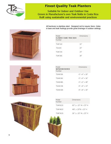T2 Planters 家具目录 第 10 页