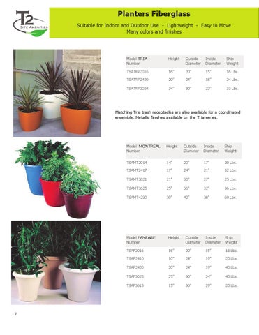 T2 Planters 家具目录 第 8 页