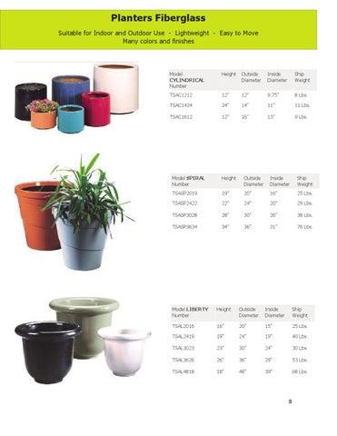 T2 Planters 家具目录 第 9 页