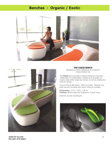 Lori Tilkin 家具目录 · Extraordinary Benches 第 3 页