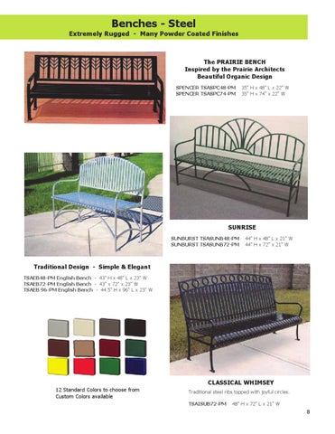 Lori Tilkin 家具目录 · Extraordinary Benches 第 9 页