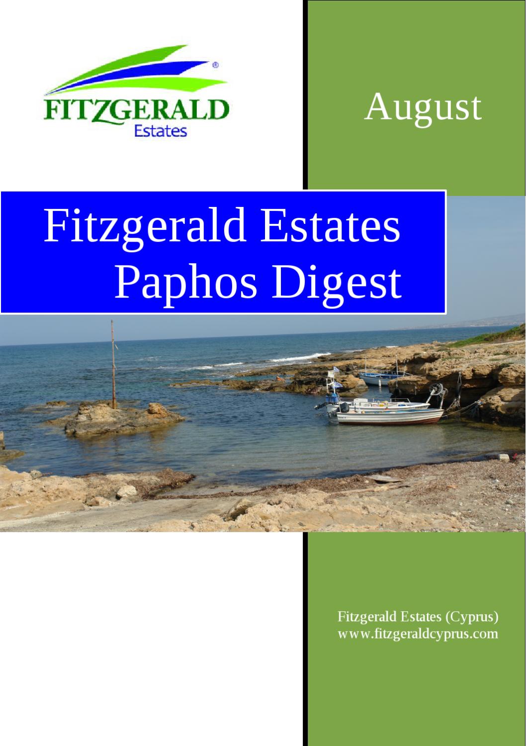 Fitzgerald Estates Paphos Digest by D.Fitzgerald Marketing Issuu