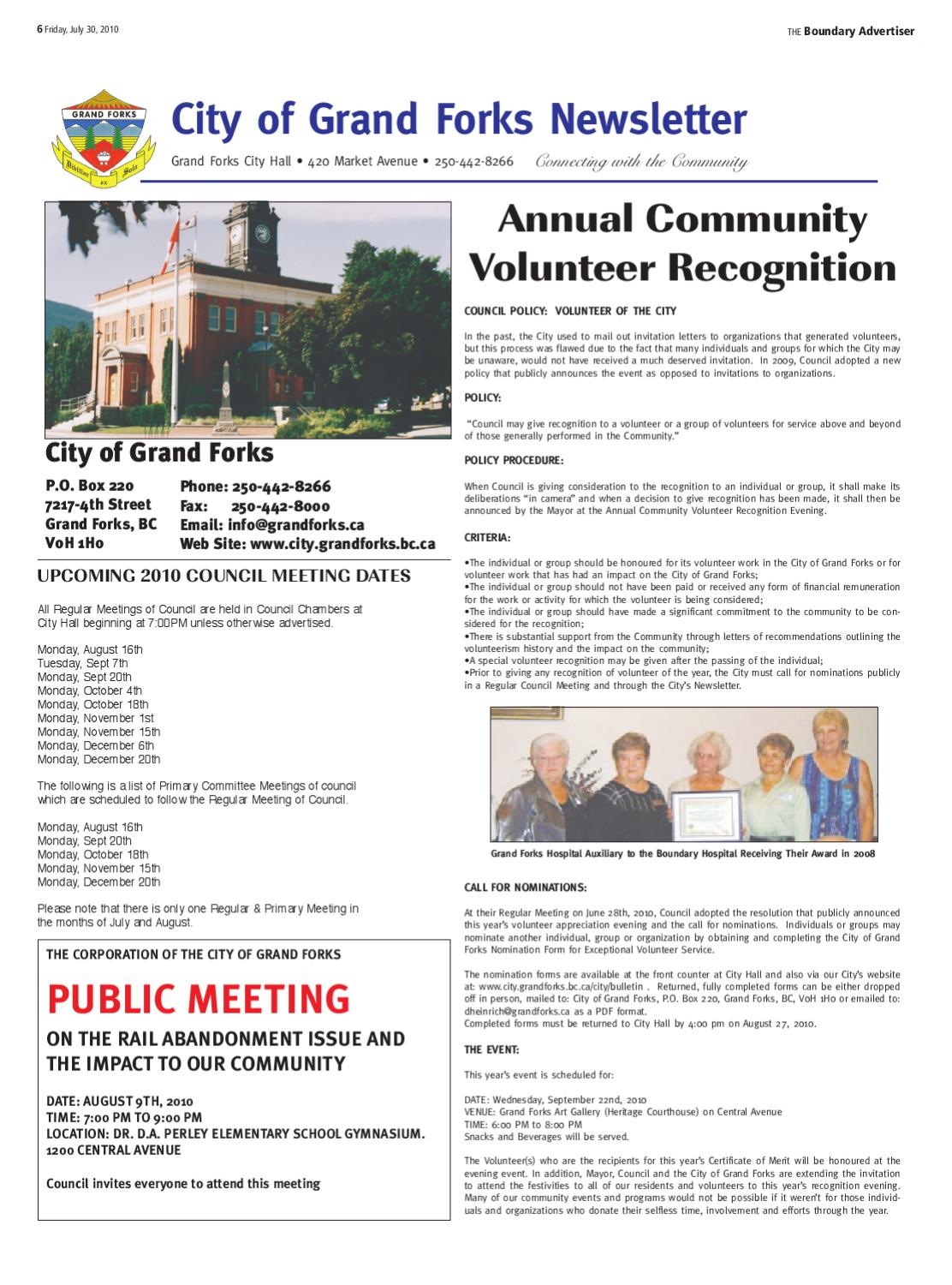 Grand Forks City Newsletter by Black Press Media Group Issuu