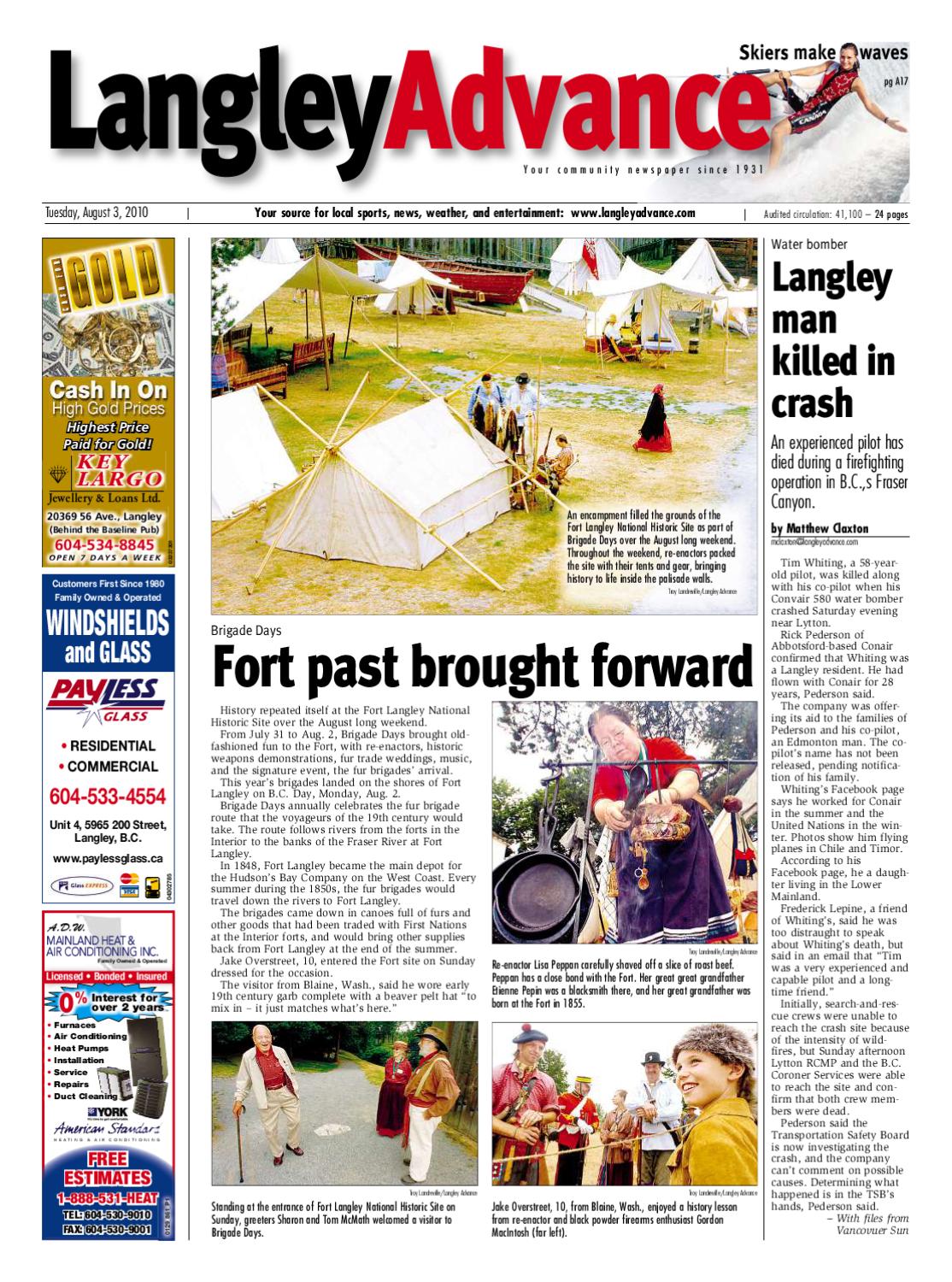 Langley Advance August 3 2010 by Glacier Community Publishing Issuu