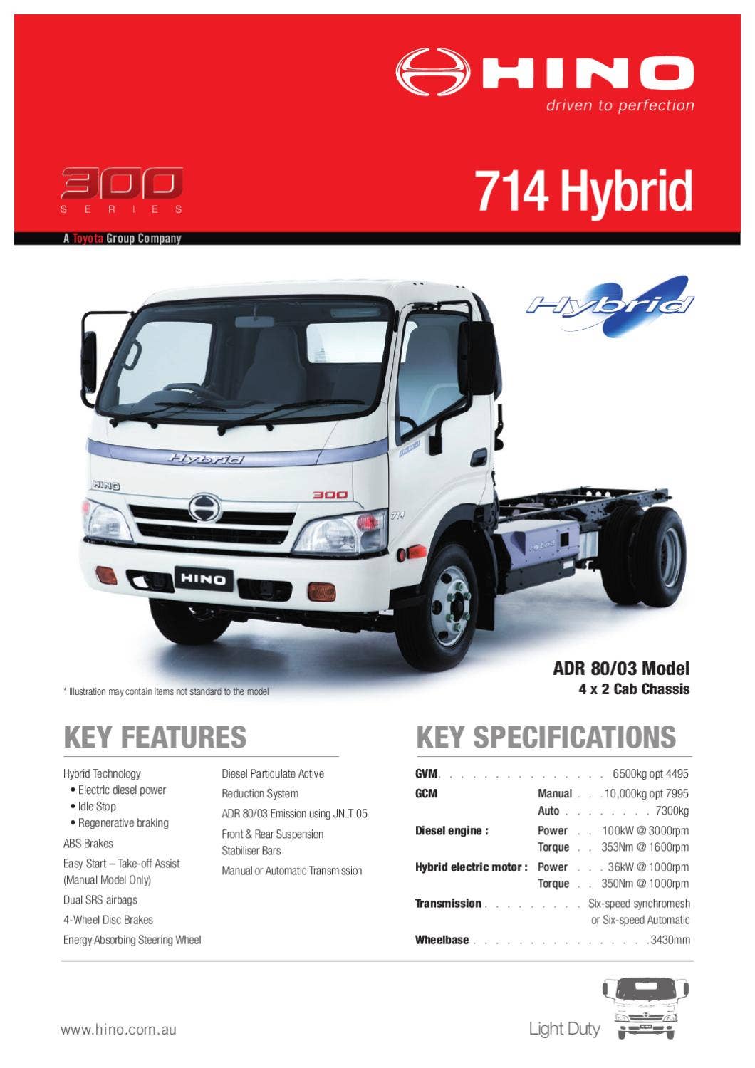 hinoページ 714 Hybrid Specification by Hino Australia - Issuu