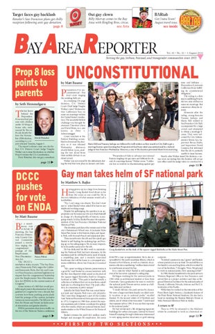 August 5, 2010 Edition of The Bay Area Reporter: Proposition 8 declared  unconstitutional by Bay Area Reporter - Issuu