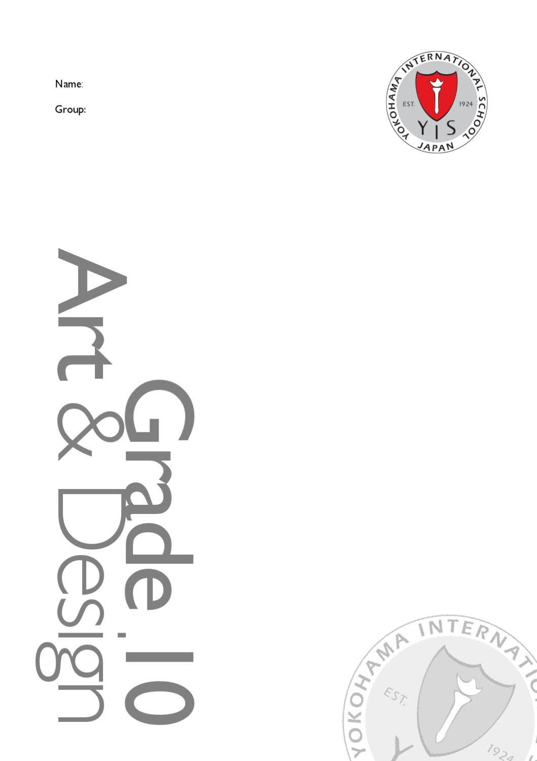 Grade 10 Art & Design Program by Frank Curkovic - Issuu