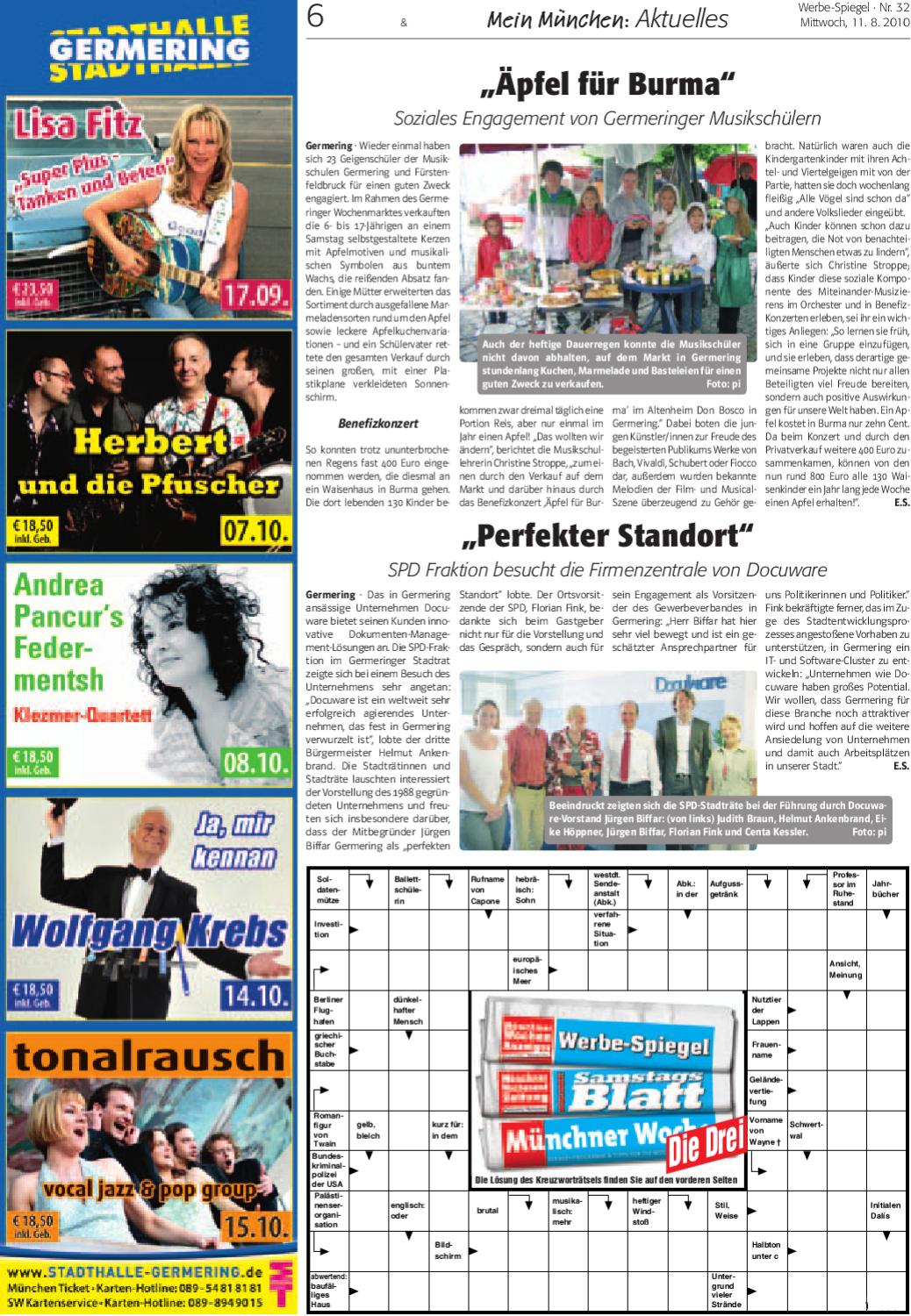 Kw 32 10 By Wochenanzeiger Medien Gmbh Issuu