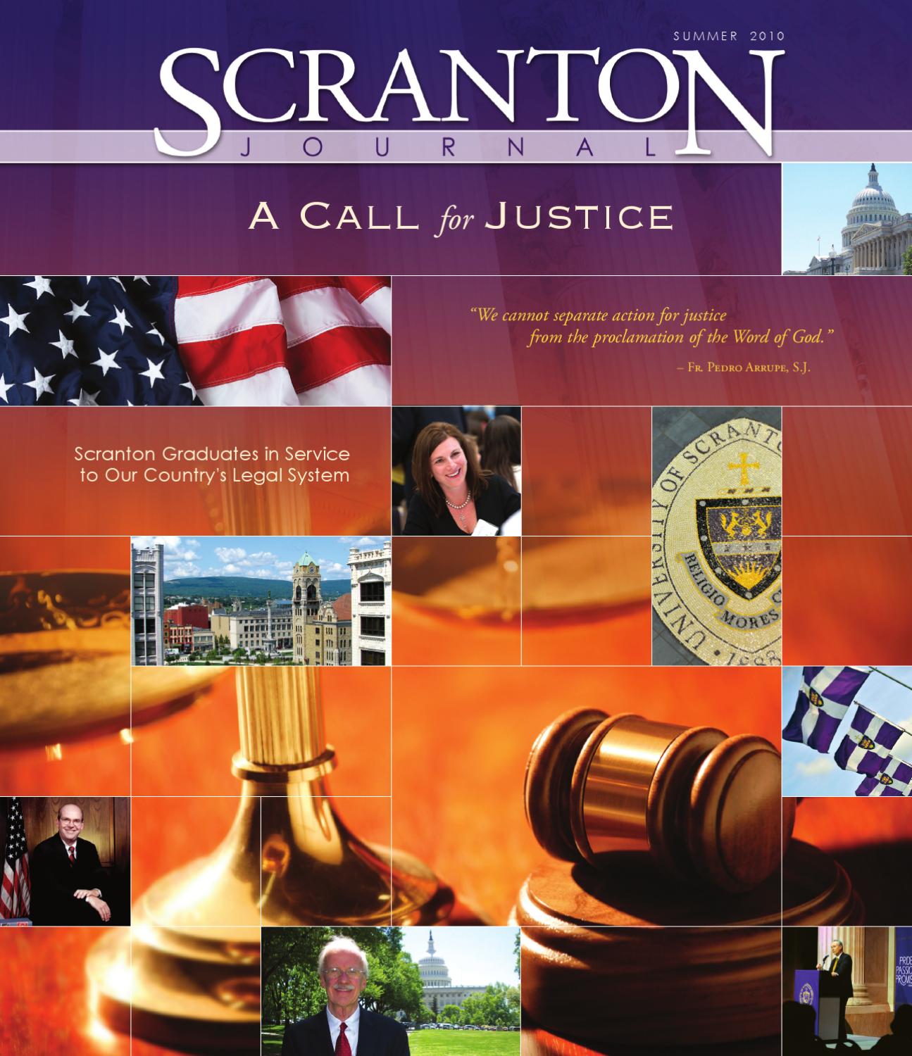 The Scranton Journal ­ Summer 2010 by The University of Scranton Issuu
