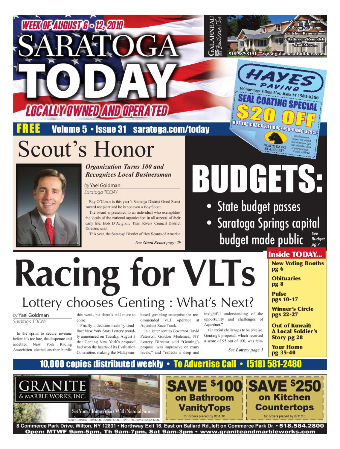 Saratoga Today 080610 by Saratoga TODAY Issuu