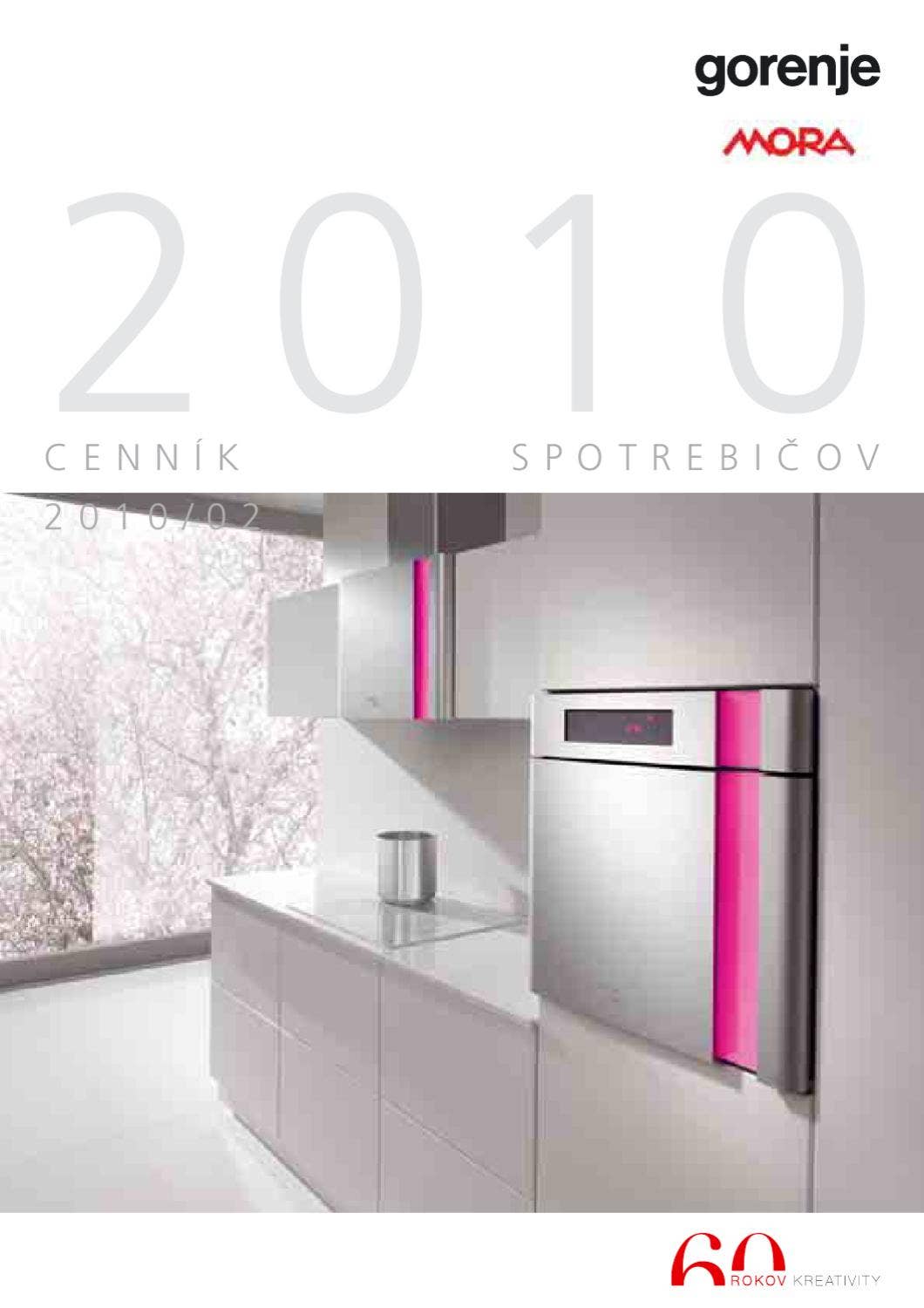 Katalóg Mora Cenník spotrebičov 2010 by Gorenje d.o.o. Issuu