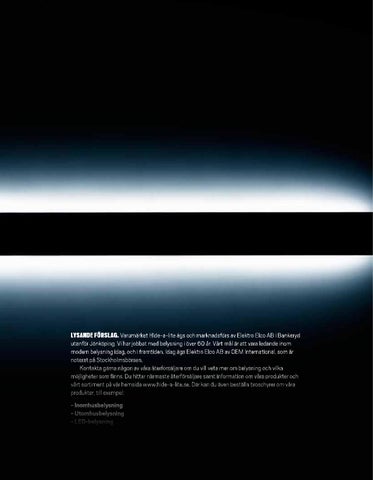 OEM International 灯饰目录 · Inspirationsbroschyr 第 19 页