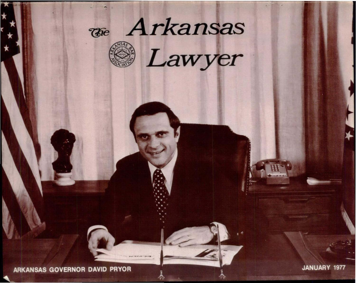 JANUARY 1977 by Arkansas Bar Association Issuu