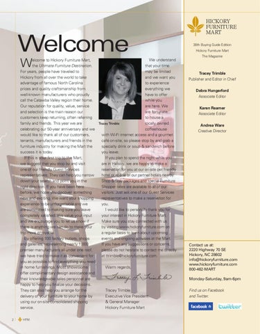 Andrea Ware 家具目录 · Hickory 家具 Mart 2009 第 4 页