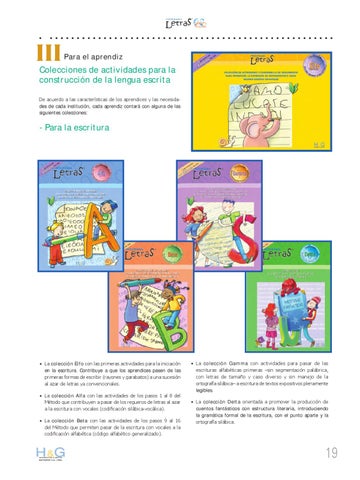 Presentación Programa Letras by Herramientas y Gestion - Issuu
