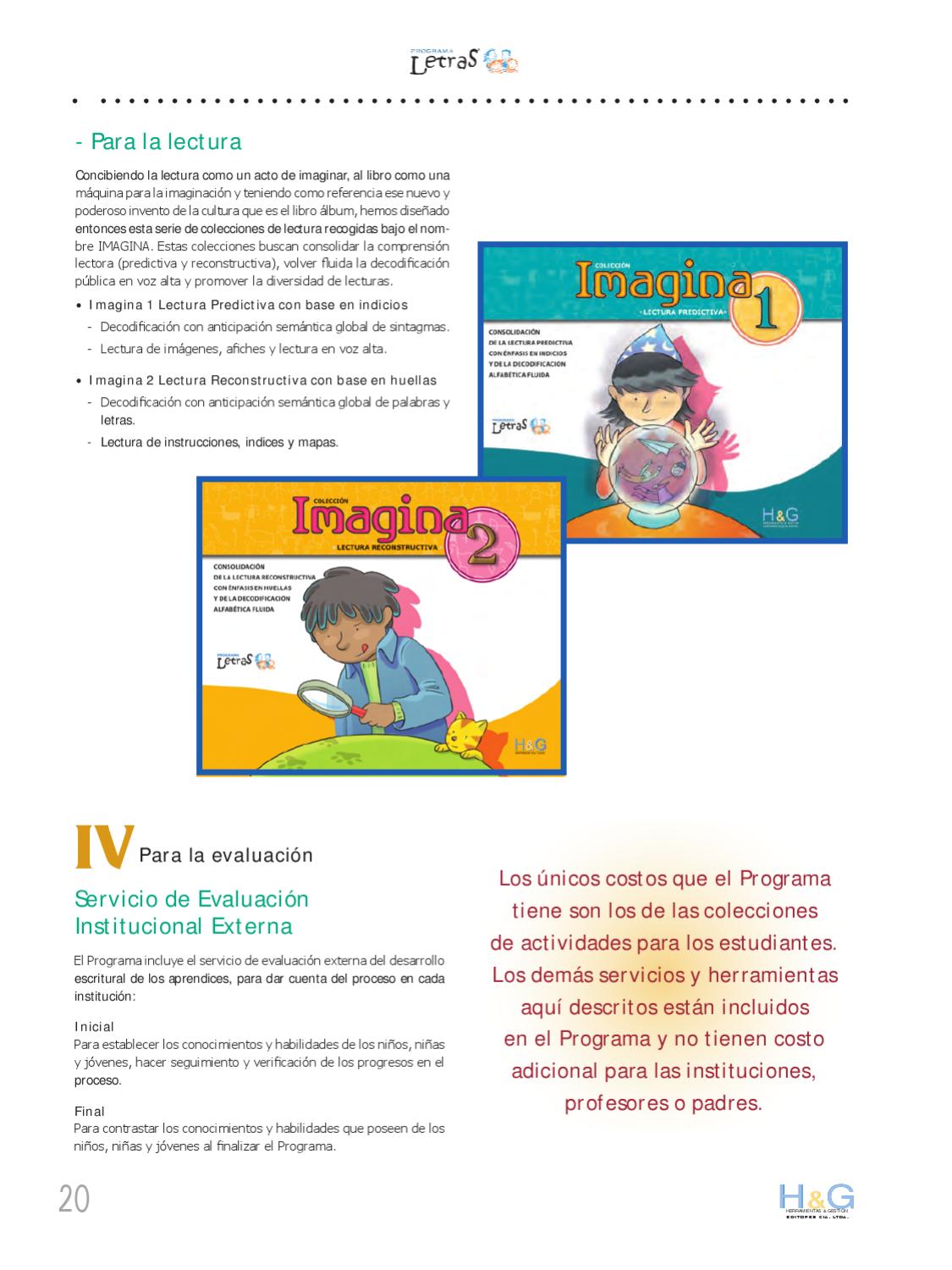 Programa Letras Presentación Programa Letras by Herramientas y Gestion - Issuu