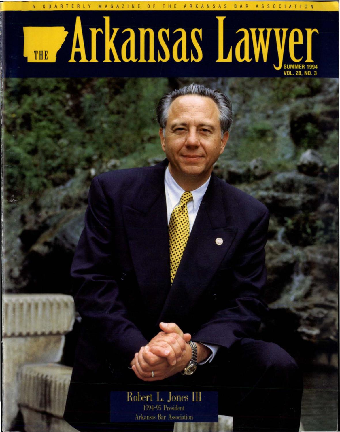 VOL.28_NO.3_SUMMER 1994 by Arkansas Bar Association Issuu
