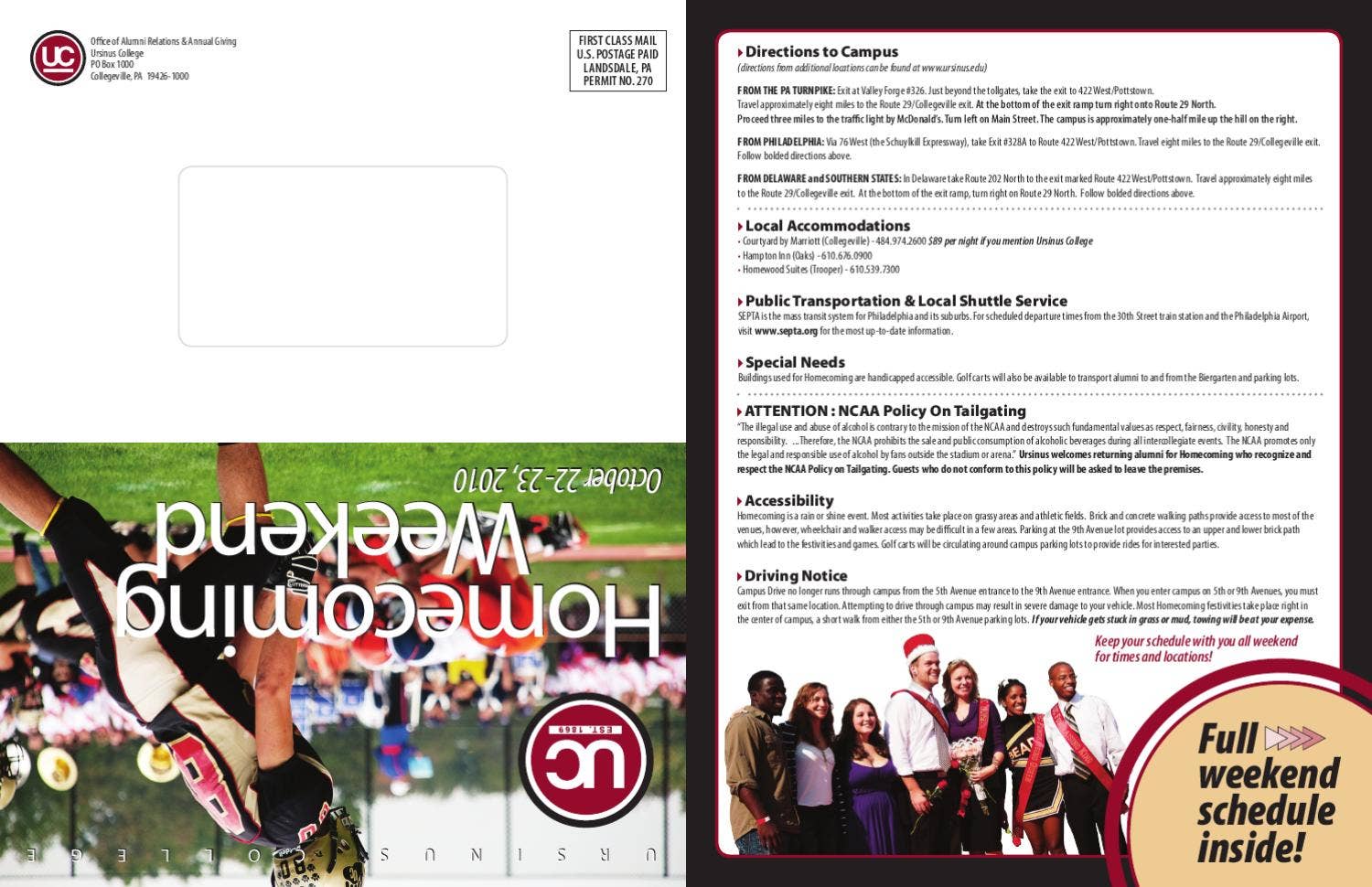 Ursinus College Homecoming 2010 Brochure by Ursinus College - Issuu