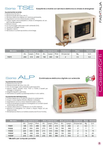 Catalogo Forniture Alberghiere 第 7 页