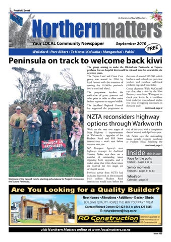 Northern Matters By Rhonda Hawker Issuu