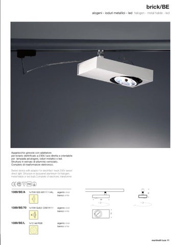 martinelli luce spa Brick 灯饰手册 - martinelli luce 第 11 页