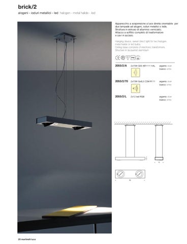 martinelli luce spa Brick 灯饰手册 - martinelli luce 第 20 页